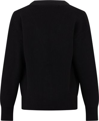 Elisabetta Franchi Womens Knitted Cardigan Black Viscose Cardigans Sweater