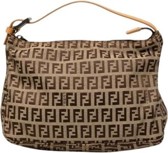 Fendi Borsa a spalla Pre-owned in tela - - Pre-owned - Donna - Beige - ONE SIZE
