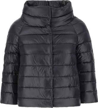 Herno Stijlvolle gewatteerde jassen voor de winter - Dames - Gewatteerde jassen - Blauw - XL - Nylon - Jassen