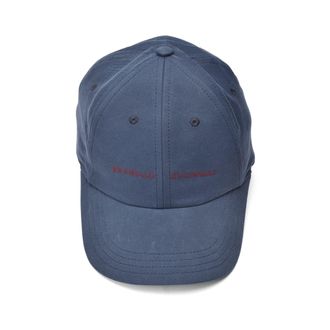 Brunello Cucinelli Blue Cotton Cap (Baseball Mens Hat)