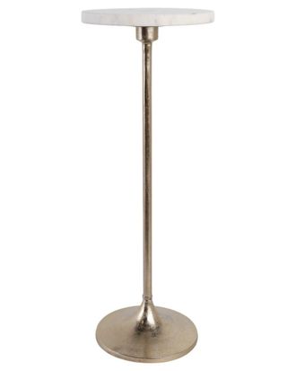 Sagebrook Home 27In Marble Top Drink Table