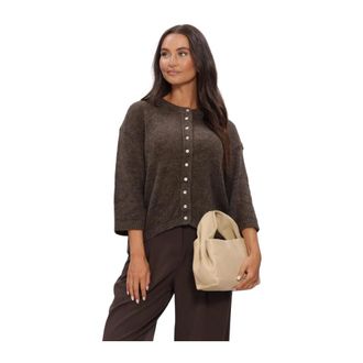 Modstr&ouml;m Bailormd Cardigan - Dames - Truien - Bruin - Maat: XS Acryl
