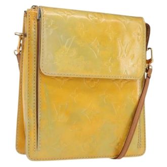Louis Vuitton Pre-owned Cross Body Bags, female, Yellow, Size: ONE SIZE Pre-owned Leather Cross Body Bag