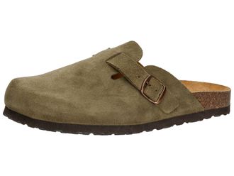 Lico Hausschuh LICO Clog Pedro, Herren, Gr. 36, gr&uuml;n, Leder, Schuhe Hausschuh