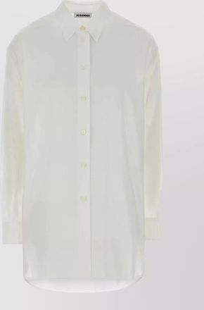 Jil Sander muslin shirt long sleeves straight collar