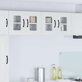 vidaXL Pannello Lavastoviglie Kalmar Bianco Lucido 60 X 31 X 40 Cm Vidaxl