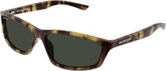 Balenciaga Bb 0401S 003 Zonnebril - unisex - Zonnebrillen - Bruin - 60 MM - Accessoires