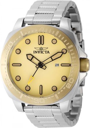 Invicta Speedway Quartz Yellow Dial Mens Watch 49102