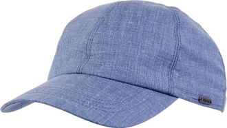 Wigens Mens Baseball Classic Cap In Blue Wool