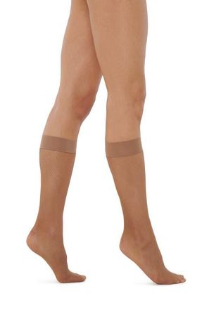 Wolford Twenties Knee High Socks in Honey at Nordstrom, Size Small