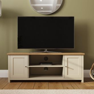 GFW Lancaster Large TV Cabinet in Cream