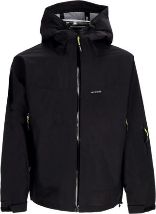 Iuter Zwarte Armor Taped Windbreaker Jas - Heren - Zomerjassen - Zwart - L - Jassen