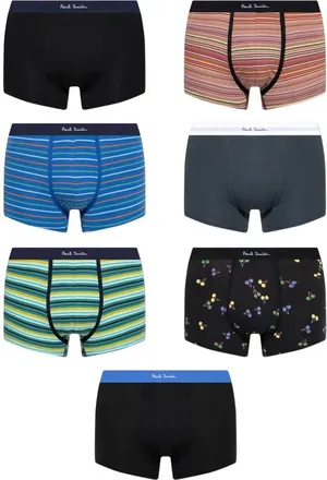 Paul Smith Ondergoed, Heren, Veelkleurig, L, Katoen, Zeven-pack boxershorts
