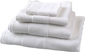 Melange Home Waffle Terry 6-Piece Towel Set in White at Nordstrom Rack