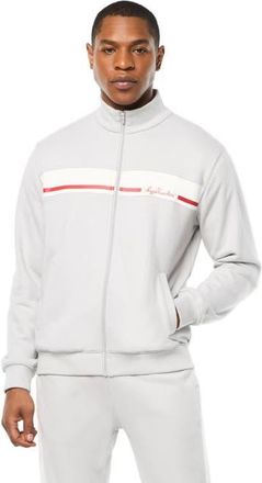 Sergio Tacchini Cursivo Track Jacket in Quiet Grey at Nordstrom, Size Xx-Large