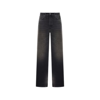 Haikure Straight Jeans, male, Gray, Size: W33 Logan Jeans