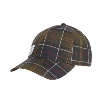 Barbour Tartan Pet - Heren - Accessoires - Bruin - Maat: ONE Size Katoen