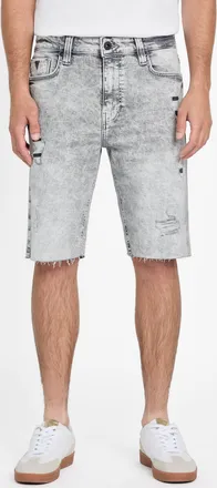 Guess Eco Wayde Destroyed Denim Shorts
