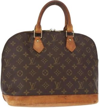 Louis Vuitton Pre-owned Handbags, female, Brown, Size: ONE SIZE Pre-owned Vintage Canvas Handbag