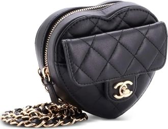 Chanel Marsupio trapuntato CC in Love Heart - Nero