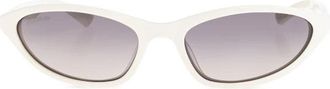 Balenciaga Neo Oval 2.0 Zonnebrillen - Dames - Zonnebrillen - Wit - ONE Size - Accessoires