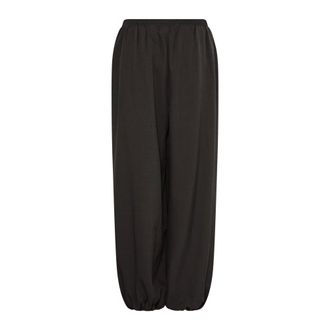 Ichi Pantalones Anchos - Trousers - Mujer - Negro - XL