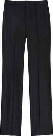 Givenchy Pinstriped Straight-leg Trousers - Black Grey - 52 (W36 / XL)