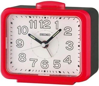Seiko Alarm Clock - SEIKO - QHK061R - Black - Alarm - Japanese Quartz - Indoor