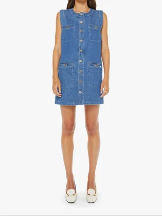 Mother Stashed Picky Mini Dress In Whisk Me Away