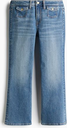 H&M Flared Low Ankle Jeans - Blue