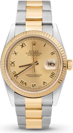 Rolex Pre-owned Rolex Datejust Automatic Chronometer Champagne Dial Unisex Watch 116233 CRO