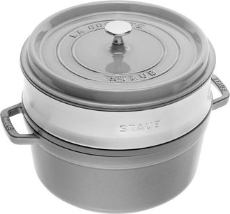 Staub La Cocotte Cazuela De Hierro Fundido Gris Grafito 24 Cm