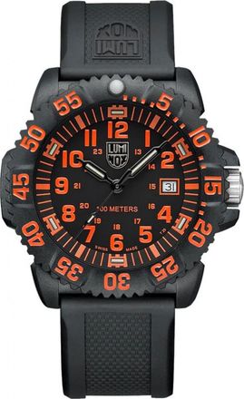 Luminox Mens Black Resin Sport Watch - One Size
