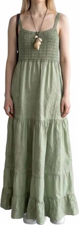 Sundays Lacie Dress In Seafoam Grey