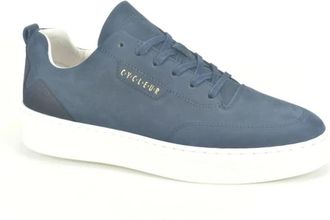 Cycleur de Luxe Blauwe Nubuck Sneaker - Heren - Sneakers - Blauw - 44 EU - Schoenen