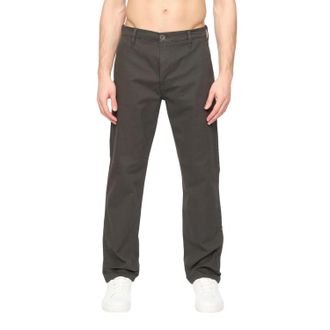 Crosshatch Heren Chalford Chinos (Antraciet)