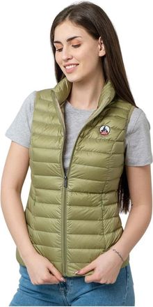 Jott Dames dons bodywarmer - Dames - Bodywarmers - Groen - S - Leer - Jassen