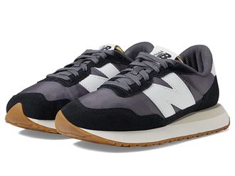 New Balance Classics 237v1 Womens Shoes Black/Magnet : 12 B - Medium, Textile/Suede
