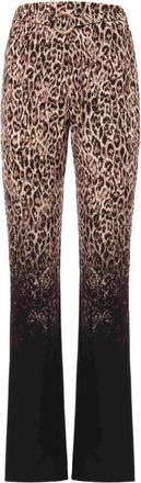 Roberto Cavalli Wijde Broeken - Dames - Wijde Broeken - Veelkleurig - XS - Broeken