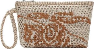 Burberry Monogram Knit Pouch - Dames - Clutches - Beige - ONE Size - Tassen