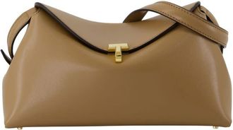 Toteme T-Lock Pouch Shoulder Bag Brown