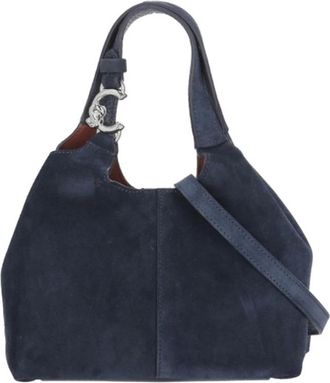 Coccinelle C-Easy Suede Tote - Dames - Tassen - Blauw - Maat: ONE Size Su&egrave;de
