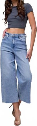 Hidden Jeans Nori Wide Leg Jean In Medium Light Wash
