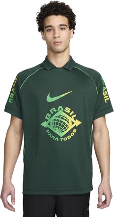 Nike Dri-FIT Brazil Football Polo Shirt Dark Green FZ2949-397