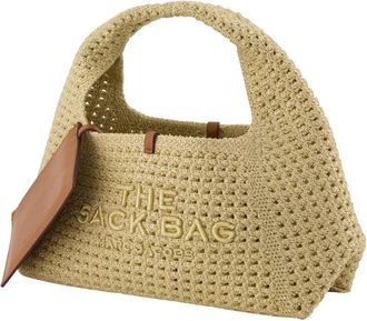 Marc Jacobs Womens The Mini Sack Bag - Marc Jacobs Synthetic Beige Handbags-Purses