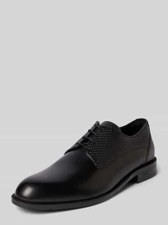 HUGO BOSS Schn&uuml;rschuhe aus reinem Leder Modell TAYIL in Black, Gr&ouml;&szlig;e 40