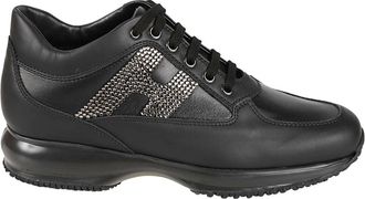 Hogan Interactive Sneakers - Dames - Sneakers - Zwart - 38 EU - Leer - Schoenen