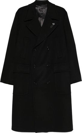 Lardini Double-breasted Pocket Coat