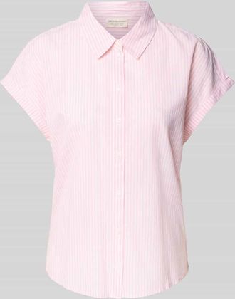 Tom Tailor Denim Loose Fit Bluse aus reiner Baumwolle in Rosa, Größe XS