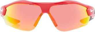 Nike Red Mirror Wrap Mens Sunglasses NIKE SHOW X3 TEAM DN9252 657 72
